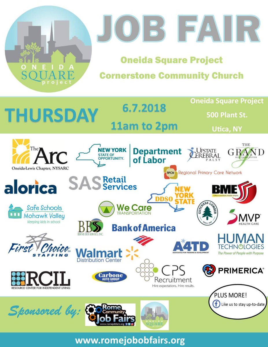 romejobfairs's tweet photo. Today, #UticaNY https://t.co/XMBliLoU44