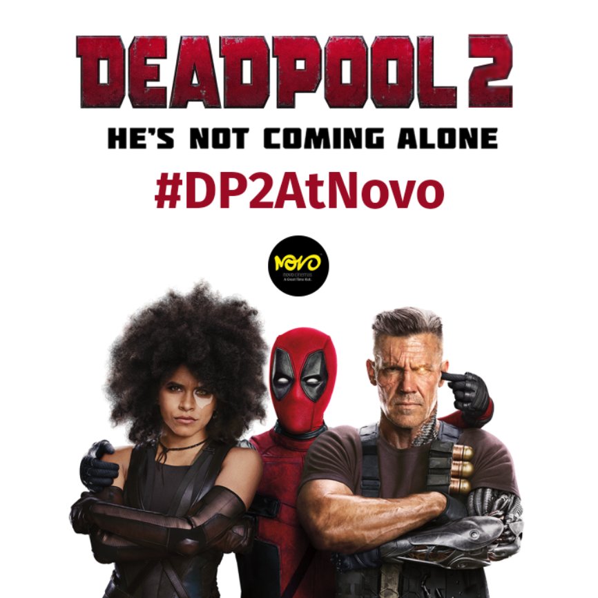 novocinemas_qtr's tweet photo. 🎁 Competition Time! Win premiere tickets to see #Deadpool 2 at Novo Cinemas, @MALLOFQATAR on June 13th!

1. Follow us
2. RT
3. Re: to tweet and @ a fellow Deadpool fan!

#DP2Atnovo #WinWithNovo https://t.co/HyQADvWnef