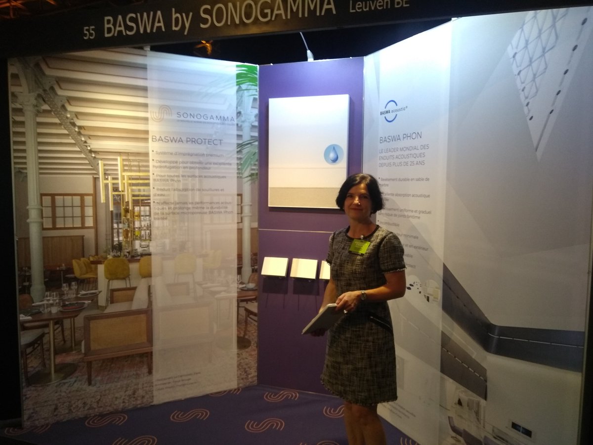 It's Architect@Work time in France! Visit our local partner Sonogamma  at the Architect@Work in Lyon at booth #55 and experience our latest  acoustic solutions. #BASWA #HealthyArchitecture #NeverSeenAlwaysHeard #BASWAacoustic