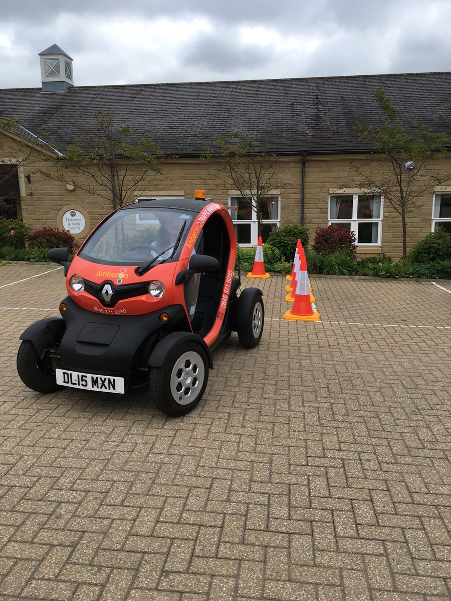 aldercrossltd's tweet photo. Reps from @depotnet accept the @AmberonTM twizy challenge @HarrogateHAUC @pavsharrogate #haucroadshow https://t.co/081ZZcXIv8