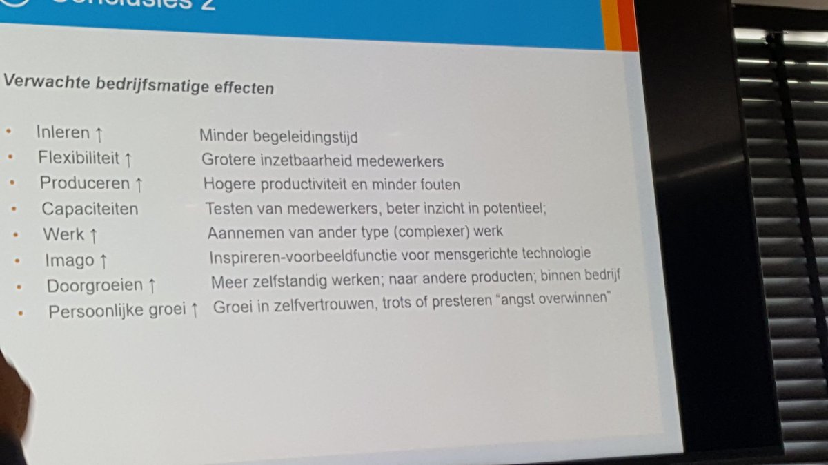 Cedris's tweet photo. Praktijkdag @SamenvdKlant #KIT toont aansprekende toepassingen van technologische innovaties om werken, leren en ontwikkelen door arbeidsbeperkten te ondersteunen. Prijswinnend Operator Support Systeem @AmforsGroep https://t.co/ltaTzmU0bE https://t.co/XWDMJVCWsV