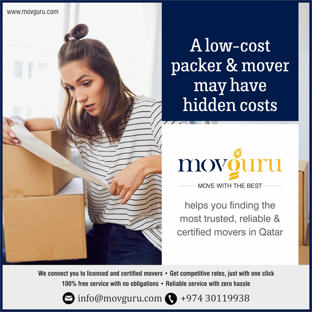 movguru's tweet image. Instead of hiring low cost packers and movers, opt for #Movguru, which maintains an impressive portfolio of renowned #relocationcompanies and helps in finding a reliable #relocation partner in #Qatar with free moving quotes.
#RelocationService #Business #Office #House #Industries