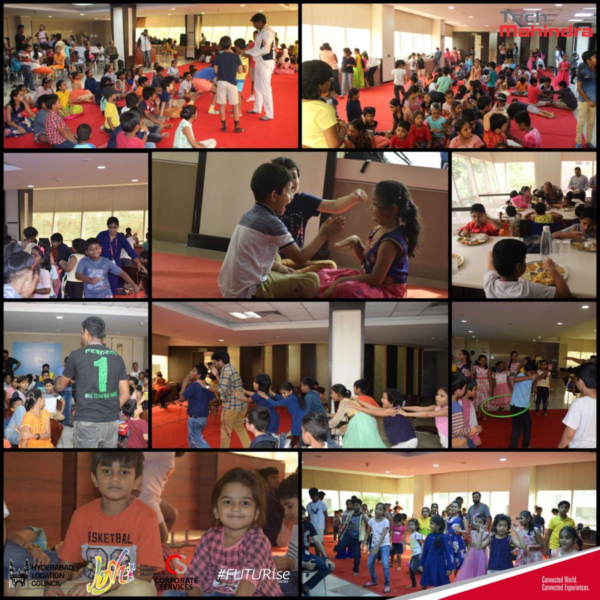 MalharBarai's tweet photo. Family &amp; Fun : Connected @tech_mahindra! @JoshHyderabad hosts a 3 day summer camp for associates' children  

Celebrating #TheTechMWay #TechMHyd https://t.co/h3lFFq7dEd