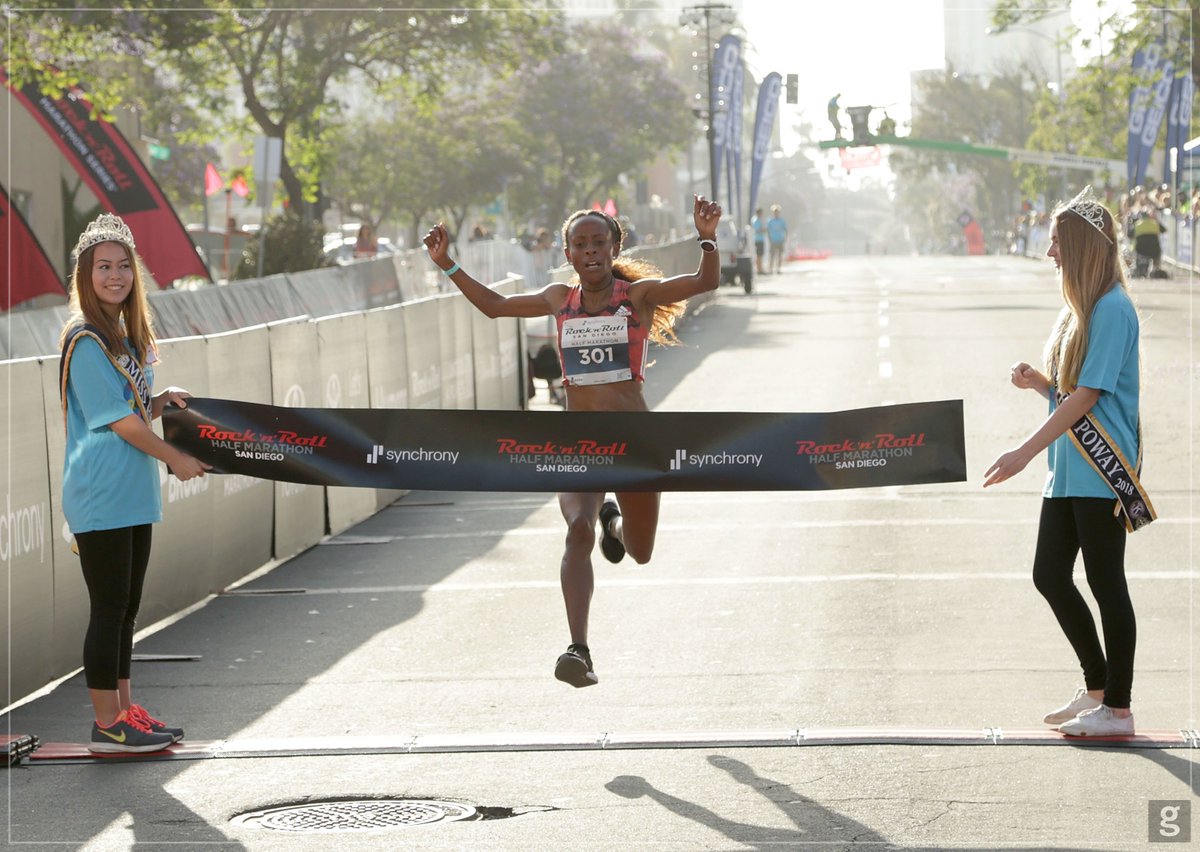 It was wonderful to win the half marathon at <a href="/RunRocknRoll/">Rock ‘n’ Roll Running Series</a> #RnRSanDiego last Sunday. I am looking forward to competing again soon! Thank you to the organizers and to <a href="/adidasrunning/">adidas Running</a> #TakeCharge