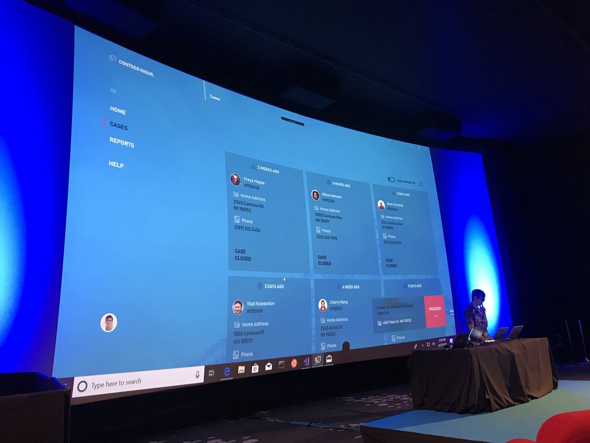 donasarkar's tweet photo. How do you integrate your app into #WindowsTimeline? Just a few lines of code obvi! @justinxinliu #InsiderDevTour #GooseBus https://t.co/yYM9faVljf