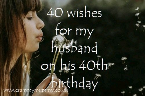 Linking up to #coolmumclub with 40 wishes for my husband on his 40th birthday! buff.ly/2JrEDGQ @Mummuddlingthru @motherhoodreal