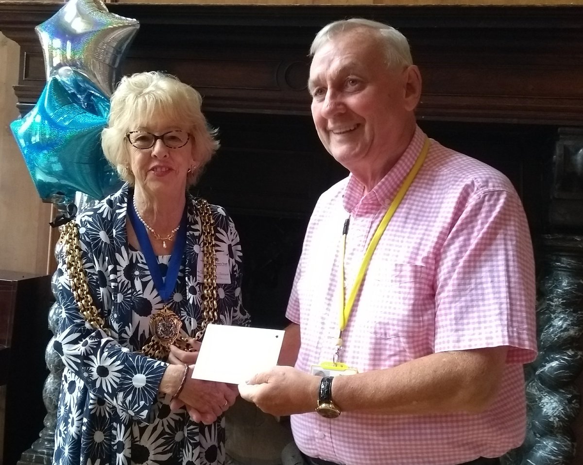 Saying Thank you <a href="/Childrens_Trust/">The Children's Trust</a> to Phil who volunteers in their communications team.  What a star!#VolunteersWeek #bigthankyouroadshow