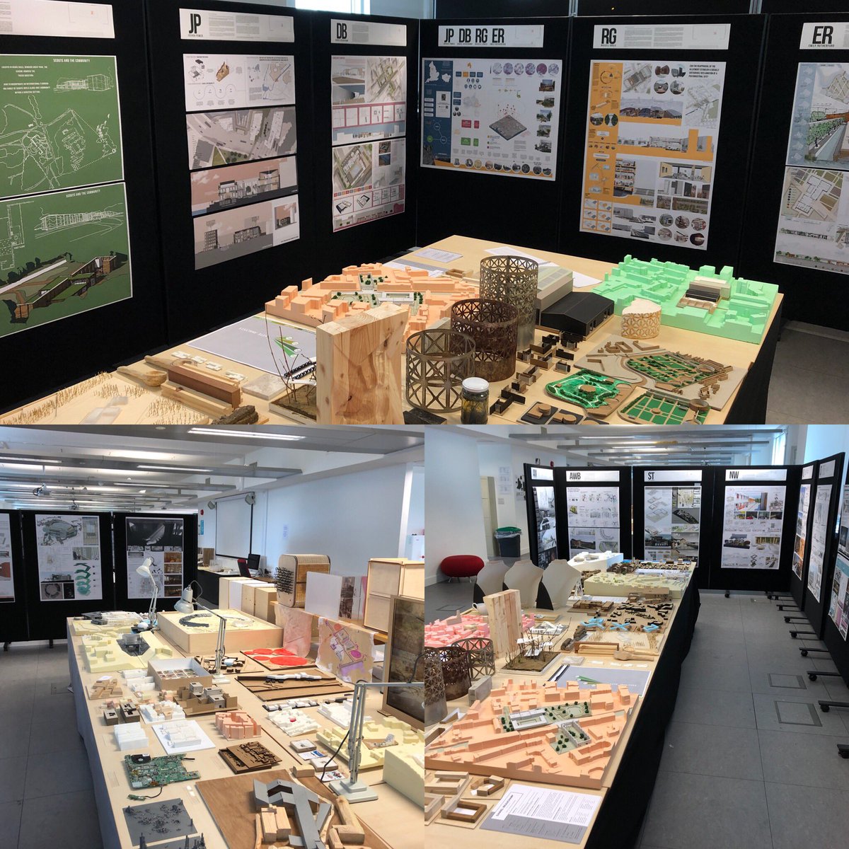 Hurrellarchitec's tweet photo. Great work from all at Portsmouth School of Architecture final year show well done all..especially our graduate Daniel Beauchamp! #architecture https://t.co/myW72K7g71
