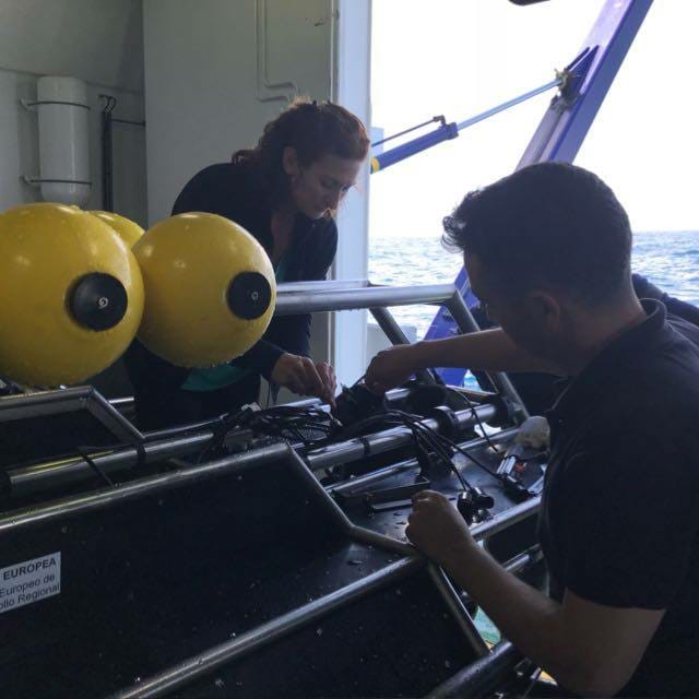 gemar_ieo's tweet photo. 🎦Luces, cámara y ... ¡a observar el fondo marino! Puesta a punto del trineo fotométrico #Trision para grabar la próxima temporada de " The Nephrops norvegicus´s Tale" (El cuento de la cigala🦐) auspiciada por el proyecto #ISUNEPCA y rodada en los #caladeros del Golfo de Cadiz https://t.co/KJyH5CHMLb