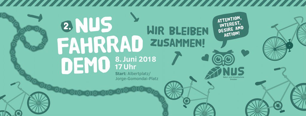 aktiveschule's tweet photo. „Wir bleiben zusammen.“ Eltern und Schüler*innen der @nusistmuss
geben nicht auf und fordern eine politische Lösung von @Bildung_Sachsen!!! Am Freitag 08.06 um 17:00 startet die 2. Fahrraddemo der #NUSDD am Albertplatz. Macht mit! 🚲💨 #bildungsdemo #alternativeschulen #Vielfalt https://t.co/qzgYSUmgby
