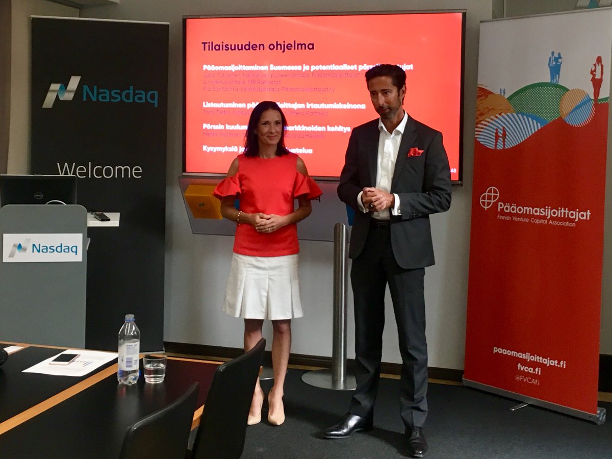NasdaqHelsinki's tweet photo. Tänään Suomen Pääomasijoitusyhdistys julkaisi tilastonsa vuoden 2017 sijoituksista vakiintuneempiin kasvuyrityksiin Suomessa. Listautuminen pörssiin merkittävä irtautumiskanava. @FVCAfi https://t.co/IsiTBJYkpQ @PiaSantavirta #tomiterho #interapartners Juha Tukiainen @MBRahastot https://t.co/2TXRL85WY8