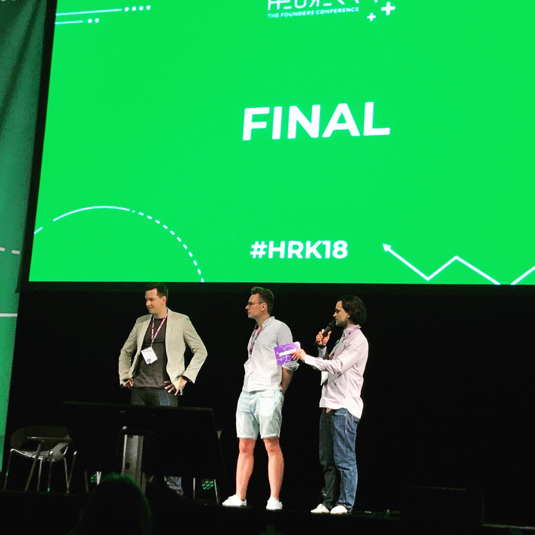 nca_vc's tweet photo. Amongst talks, workshops, food startup expo and VC speed dating at the Heureka Conference in Berlin, our batch 1 startup @movematesde rocked the stage and made the 2nd place in the VC pitch 💪, well done Philip and team! https://t.co/QW2Jr9StcN