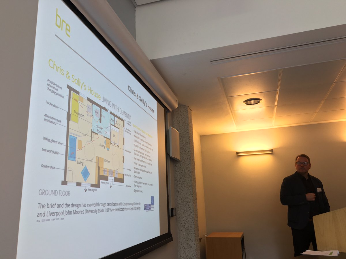 @DavidKelly_BRE discusses <a href="/BREIPark/">BRE Innovation Park</a>'s work on innovation in housing for people living with dementia <a href="/ScienceUK/">Science & Innovation</a>, another inspiring example of <a href="/airtoinnovation/">AIRTO</a> members responding to the #IndustrialStrategy grand challenges.
