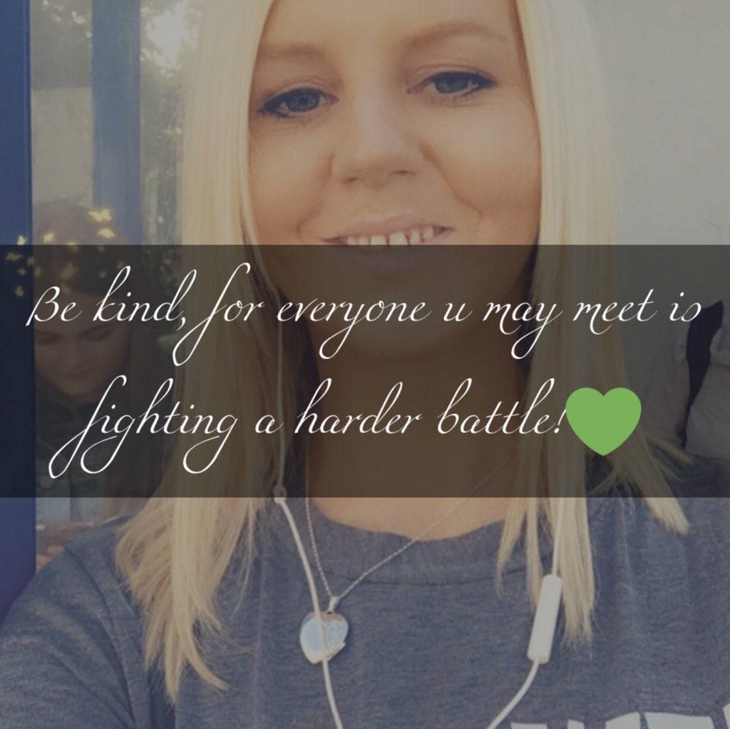 TraceyKiely4's tweet photo. Be kind, for everyone you may meet is fighting a harder battle💚 #MentalHealthMatters #mentalhealth #MentalHealthAwareness #timetochange #mind #timetotalk https://t.co/VBGtmulvEv