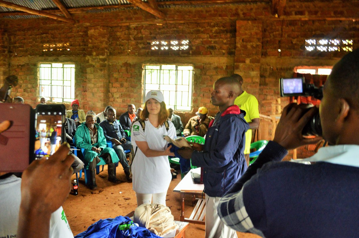 Some pics of promotional activities and insurance payouts for the drought index insurance campaign in Uganda! #indexinsurance #remotesensing