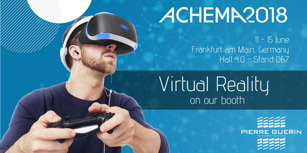 PierreGuerinSAS's tweet photo. TRADE SHOW l #ACHEMA2018 
Do you want to see what will look like your future project? 👀
Immerse yourself in an intense #VirtualReality experience, in one of our existing installation , HALL 4.0 – STAND D67 at @ACHEMAworldwide !
#Achema18 #Frankfurt #Germany #Biotech https://t.co/Oe9DbjMygG