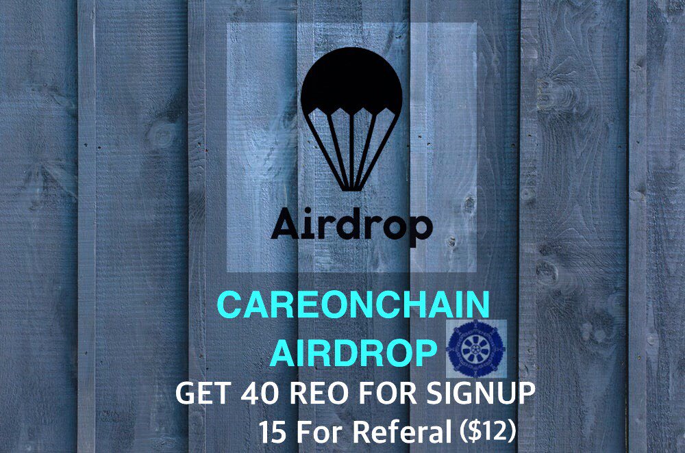 exchange_zero's tweet image. Welcome to official CAREONchain  

✔️FOR AIRDROP /BOUNTY
TELEGRAM JOINING 15 REO
TWITTER JOINING 15 REO
SIGNUP 10 REO
FOR REFER'S 15 REO
TOTAL WORTH (15$)

⚡️ 🌐BOUNTY LINK ➡️careonchain.io/login.php

Regards
CAREONchain (REO) Team