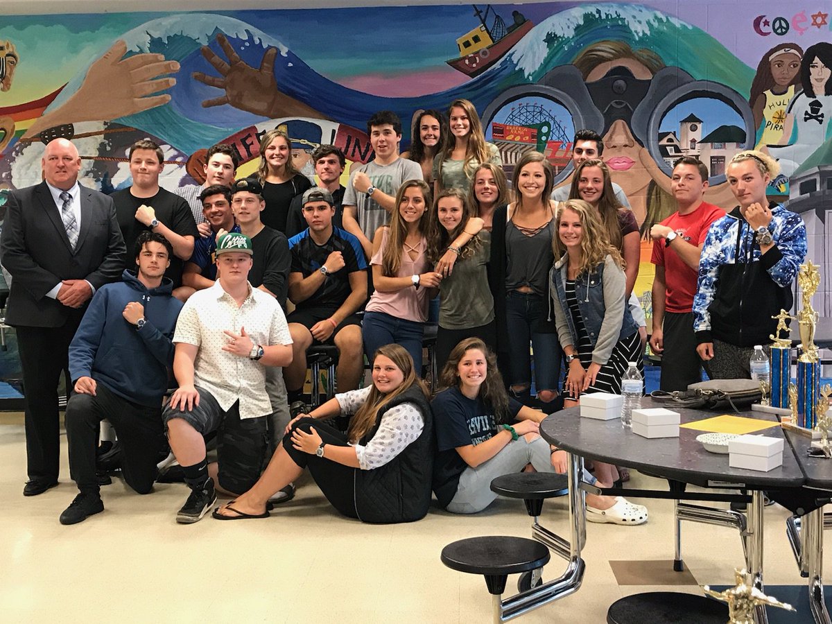 Congratulations to all the senior athletes and AD Scott Paine for a great awards night.  Their new Pirate watches are a wonderful memento of their 4 years at HHS.  Thanks to Mr. Paine for those!