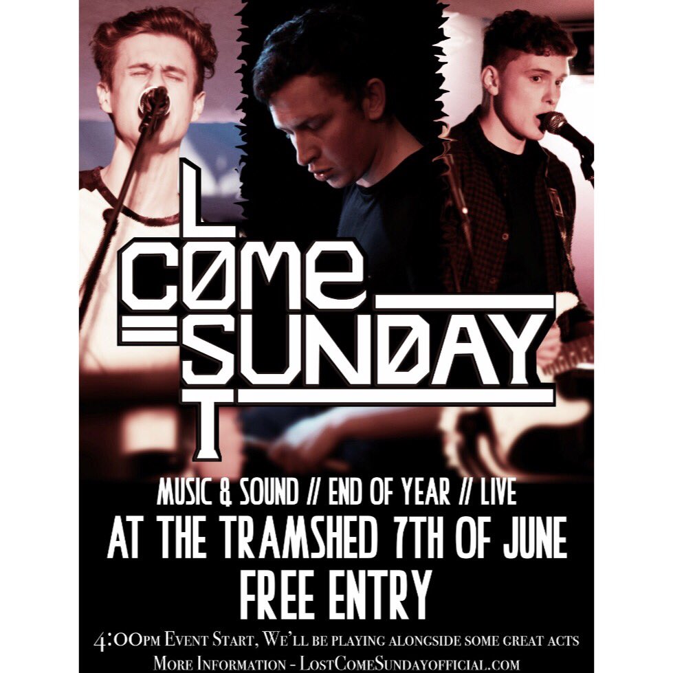 We are playing at the Tramshed in Cardiff this evening alongside some other great artists. Event starts at 4pm and we’ll be hitting the stage at 5pm! Our t-shirts and EP will be available to buy throughout the evening. We can’t wait for this and we hope to see you all down there!