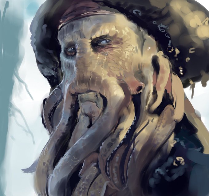 深夜テンションで描いたディビィジョーンズとペニーワイズ 