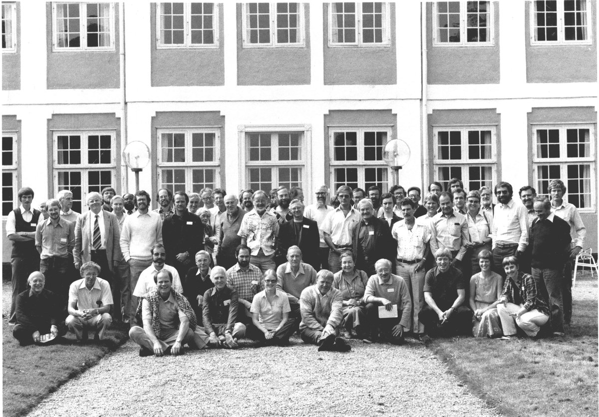 jvanderhoop's tweet photo. Very cool - photos of our Oxygen Symposium for @royeweber's 80th birthday celebration, and Knut Schmidt-Nielsens 65th birthday in 1980, both at Sandbjerg Major @AarhusUni. #sciencehistory #academicfamily #academiclineage https://t.co/UW8PMSJSi3