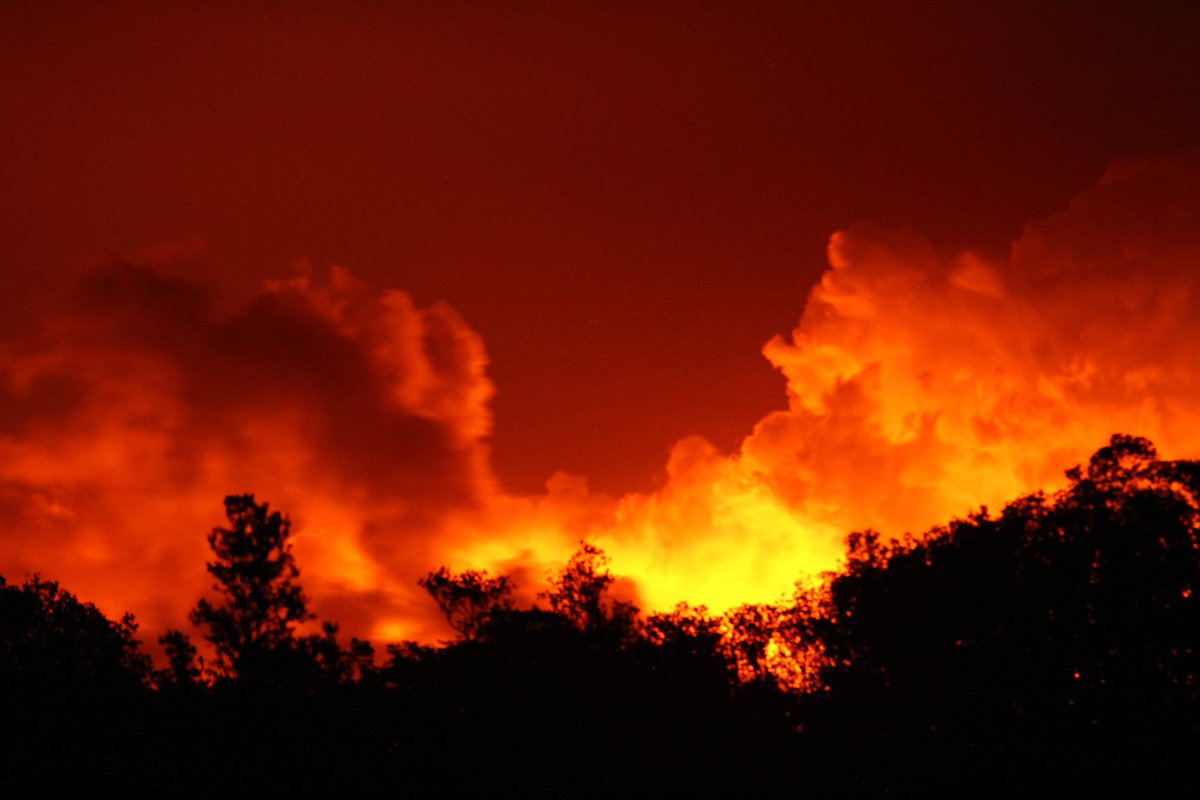 Kenn_Andersen's tweet photo. 🌋Fissure #8 eruption is lighting up the Puna, Hawaii skies tonight!🌋
@FPGSanctuary #Hawaii #Volcano #BigIsland #PunaHawaii #KilaueaVolcano https://t.co/kfFDorSMY5