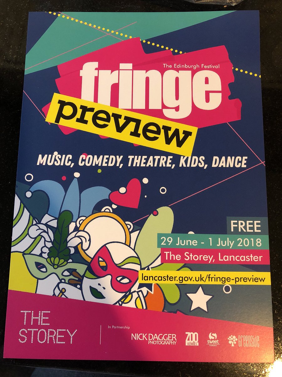 GreensideVenue's tweet photo. So we have got one launch out of the way #intotheunknown here is the first look of the exciting fringe preview some of our #greensidefamily are taking part in! #edfringe #edfringe2018 #thestorey @edfringe https://t.co/BTDrdKt1Of