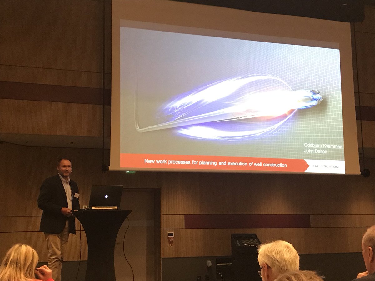 Oddbjørn Kvammen from Halliburton wants to reduce the planning time of a well from 30 days to only one day! #digitaldrilling #collaboration <a href="/IRISNorge/">IRIS - Norge</a> <a href="/NORCEresearch/">NORCE</a> <a href="/Halliburton/">Halliburton</a>
