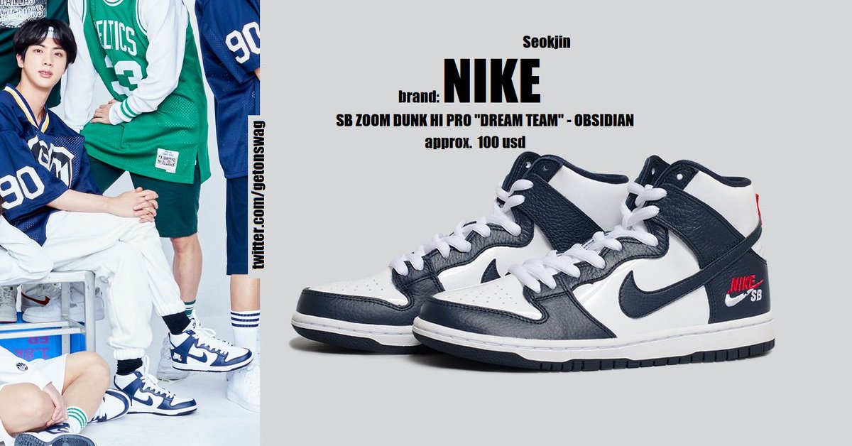 sb dunk high pro dream team