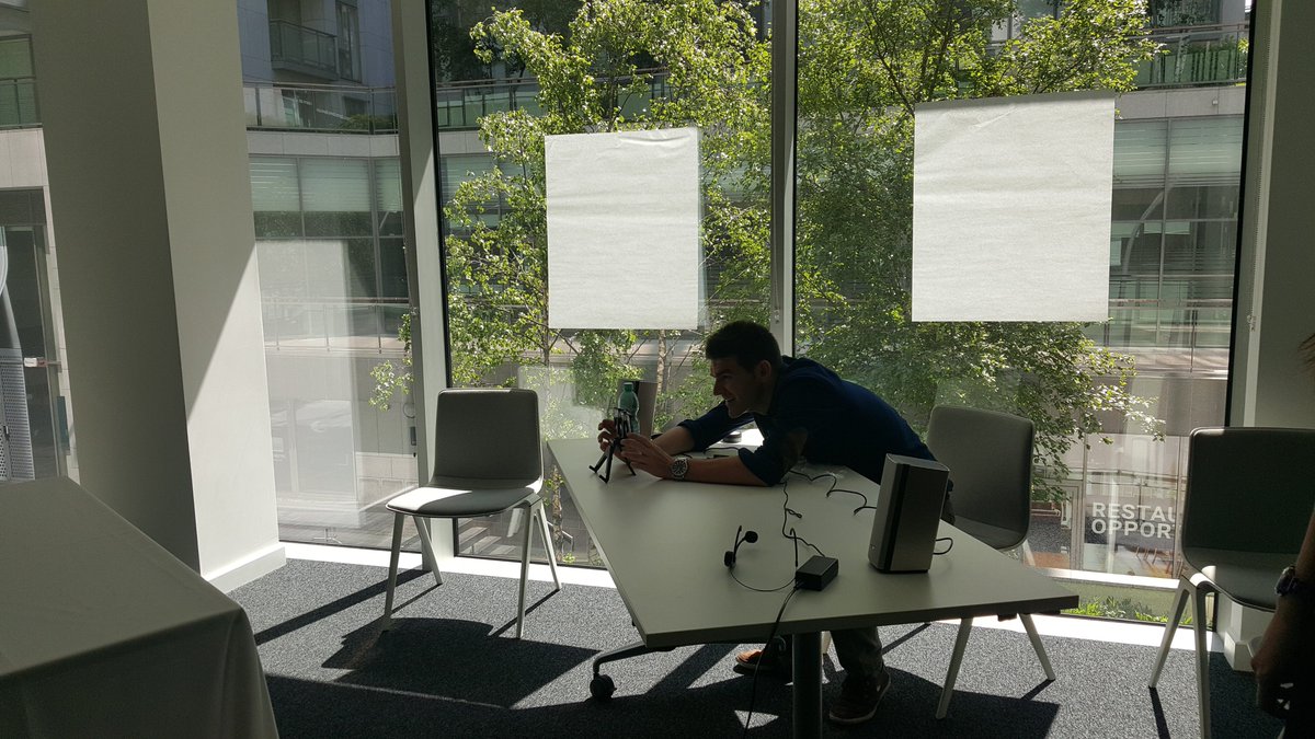 Marion_Carr's tweet photo. Doing some internal ad hoc filming for #SageBusinessCloud #Financials #watchthisspace #lifeatsage @sageuk https://t.co/VwTPRnQlII