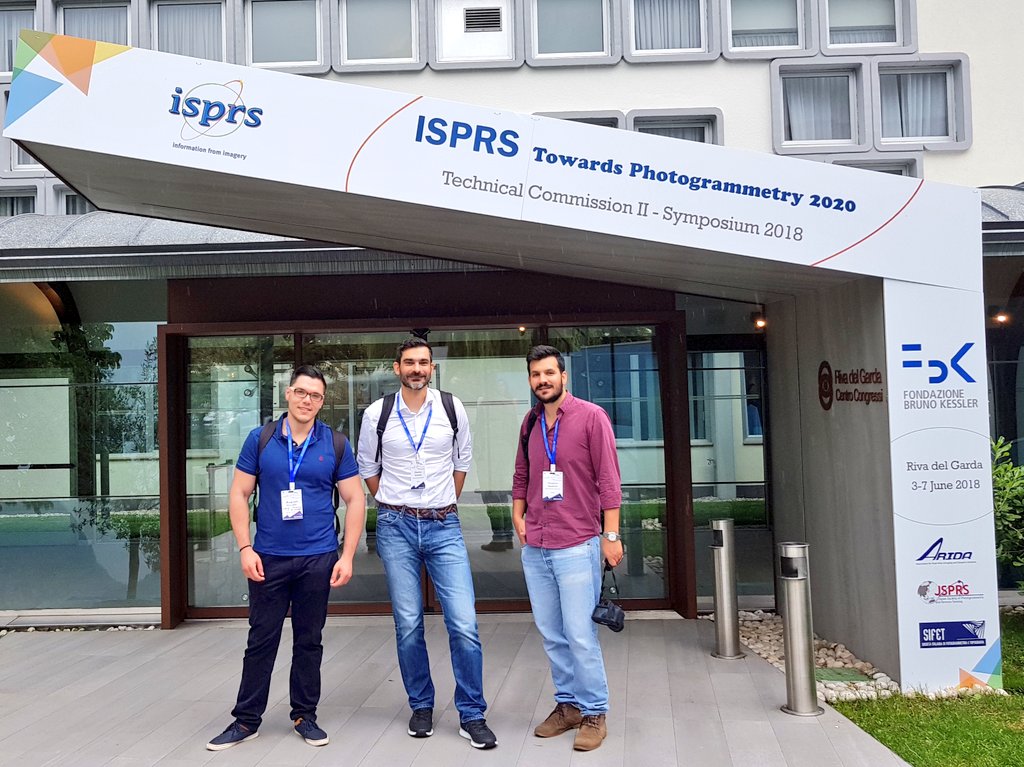 DSkarlatos's tweet photo. Last day in #ISPRS2018RIVA . Three oral presentations successfully completed by #PhVisLab https://t.co/dRXLFisu4z