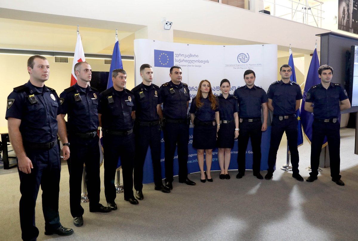 EUinGeorgia's tweet photo. The #EU has donated 540 tablets to @MIAofGeorgia to strengthen intelligence-led policing and crime prevention in #Georgia. Tablets will be used by patrolling police officers who will report crimes and incidents in real time. Read more: https://t.co/5GcQXIdAOH
#EU4Georgia https://t.co/dWWdSBUVsa