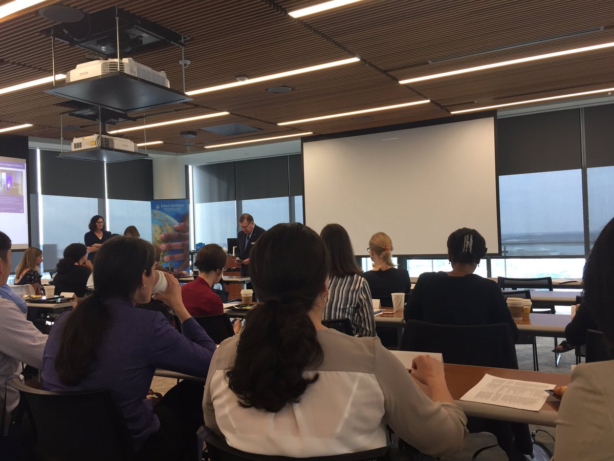 jayshaw29's tweet photo. Kicking off the Organization Theory in Health Care conference with a message from the Dean of @JHUCarey #OTHC2018 https://t.co/ccs2IybKWJ
