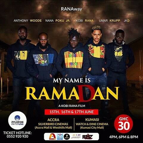 tiesparklez's tweet photo. @kobirana's #MyNameIsRamadan @ramadanmovie Tickets fast selling @GHC30 
@IventxGH 
@GHOPromo https://t.co/RgiLOBLLdp
