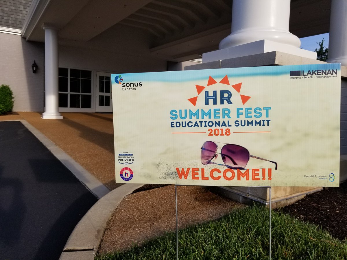SonusBenefits's tweet photo. Who's ready for #HRSummerFest18!? 😎🌞 @SonusBenefits is here and excited to see everyone! https://t.co/uGCMH8iD6k