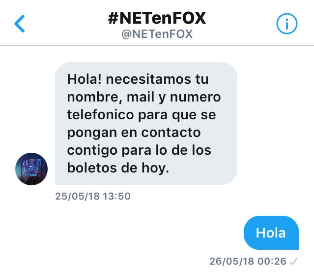coriotos's tweet photo. Hola @betolalocompany ya falta un día para el concierto de @Kapsula_Music y no me escribieron para darme instrucciones para recoger los boletos que gane en @NETenFOX el 25 de mayo https://t.co/Wj6RvTALXi