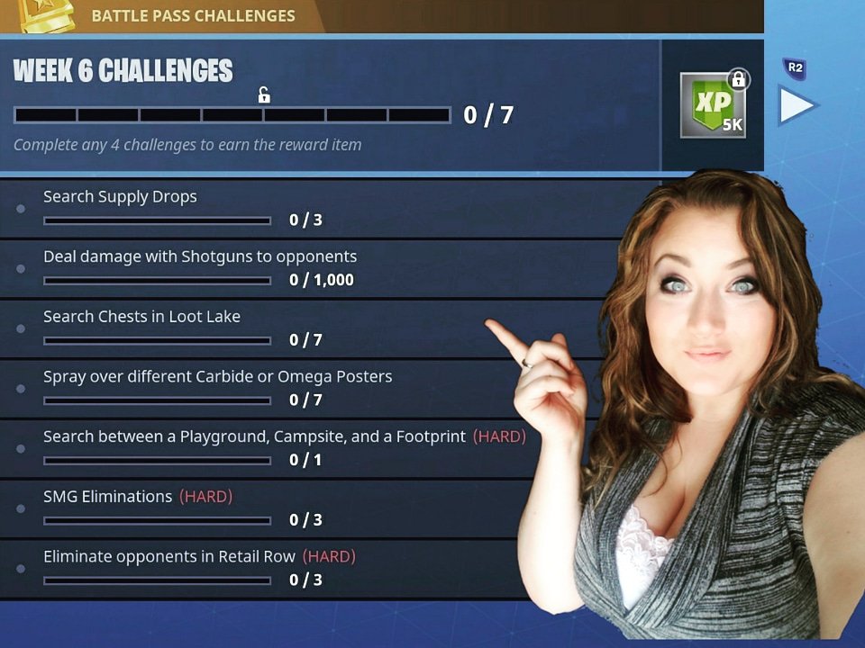 gaming_bell's tweet photo. Week 6 Season 4 Challenges
#Fortnite #season4 #week6challenges #southernbellgaming https://t.co/ywpw9ZtKXZ