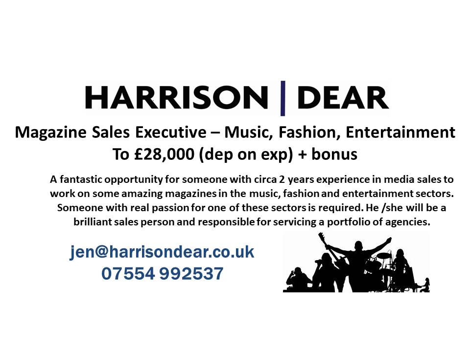 HarrisonDear's tweet photo. Fantastic Sales Executive opportunity on some amazing magazines https://t.co/NaHvMSsYYL https://t.co/Cv0QygtAjr