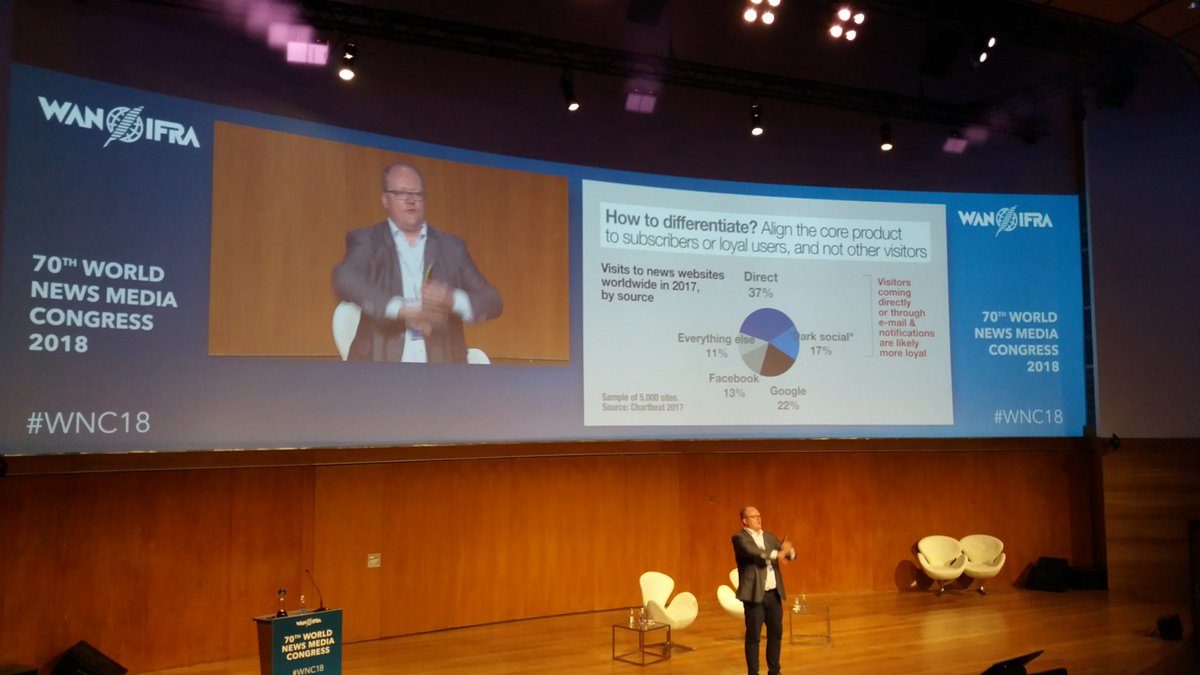 KrastevaSNWire's tweet photo. How to keep your readers? Differentiate. #wnc18 https://t.co/0wBUIuj2ol