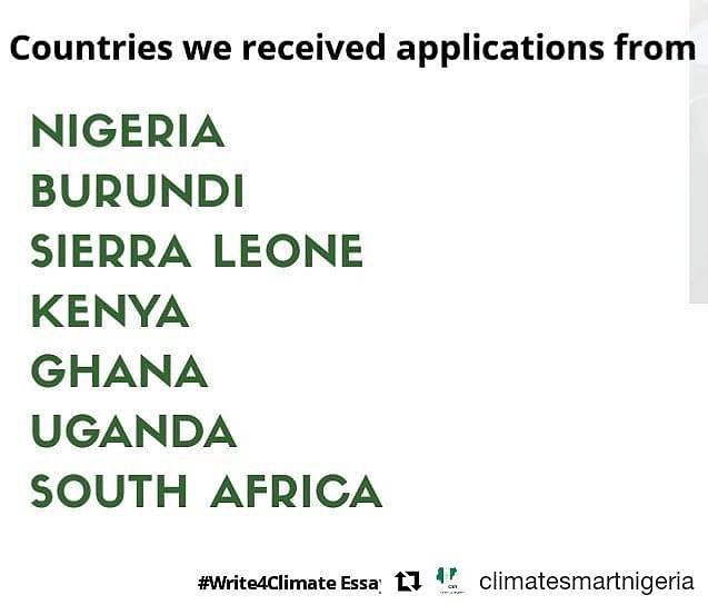 enercate's tweet photo. Congratulations to all our winners and thank you to all who sent in essays.

Visit https://t.co/n7CtnhCX0D and https://t.co/0u9Hge1rNz for full list.

#Write4Climate #sistersimpactafrica https://t.co/cPws0f2DS8