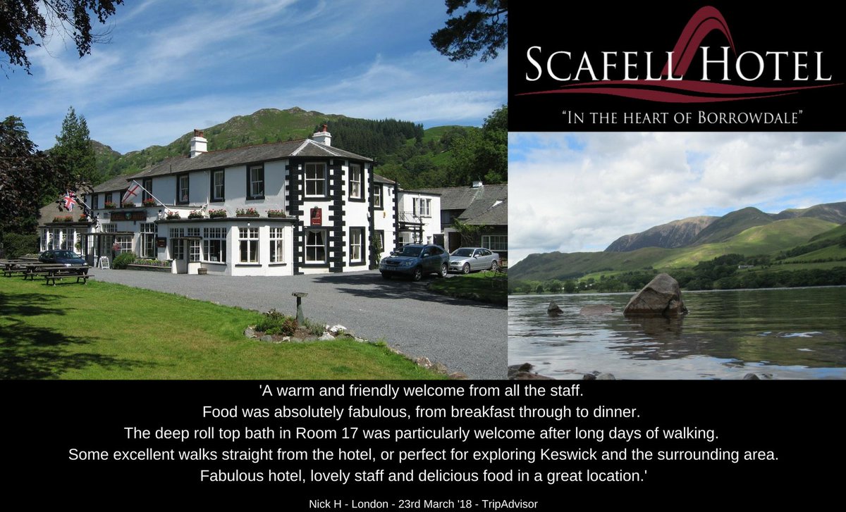 Just one of the many lovely reviews by one on the guests at The Scafell Hotel. Gift vouchers are available to buy online for this fantastic hotel >>> ibol.io/scafell   🛏️🥂🍝🎁 <a href="/scafellhotel/">scafell hotel</a>