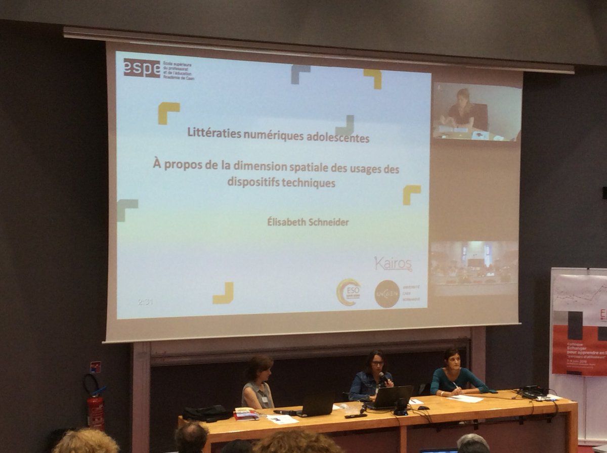 CathJeanneau's tweet photo. Start of the EPAL conference @Grenoble  with a symposium on teenagers’ digital literacy #EPAL2018 https://t.co/izz7PCBGg0