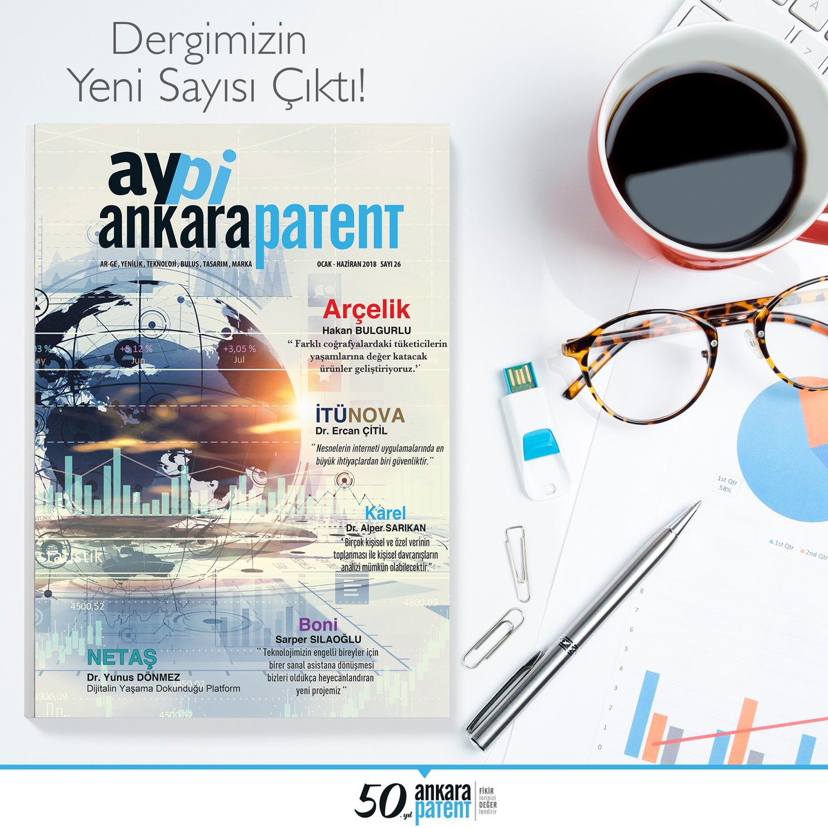 ankarapatent's tweet photo. Nesnelerin internetini ele aldığımız Ay-Pi Ankara Patent dergimizin yeni sayısı çıktı! Dergimize aşağıdaki linkten ulaşarak keyifle okuyabilirsiniz.
https://t.co/Ncz8W0T8Aa
#AnkaraPatent #AnkaraPatentBurosu #fikirlerinizidegerlendirir #AyPi #yenisayı #nesnelerininterneti #iot https://t.co/SVfZpWyG96