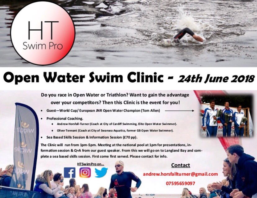 Just over two weeks till our OPEN WATER CLINIC 🏊🏼‍♂️🌊 DM if you want to take part!
