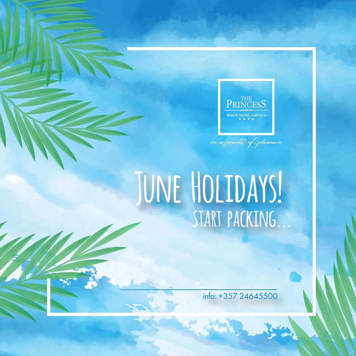 PrincessBeachCY's tweet photo. Have you booked your #Juneholidays yet? #Princessbeachhotel is the perfect place to check in….For more information and availability please call 0035724645500. https://t.co/qkCfnVXIUG
