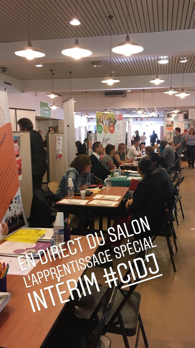 Salon de l'apprentissage spécial intérim #MissionsLocales #apprentissage #interim #CIDJ