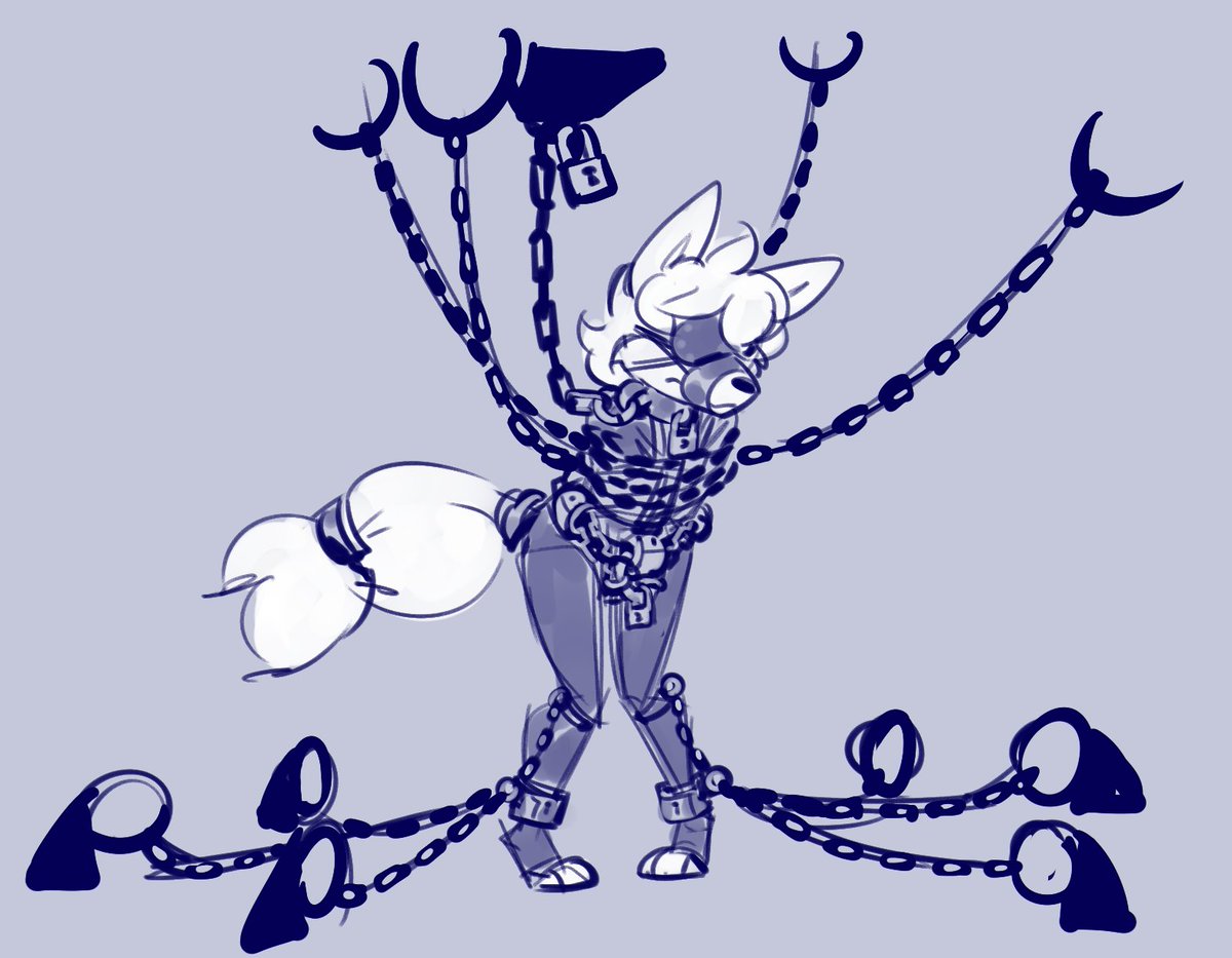 Banderi002's tweet photo. Some random doodles of a bound white wuffess~
(@SelinMalianis) https://t.co/pBxLoku6Xp