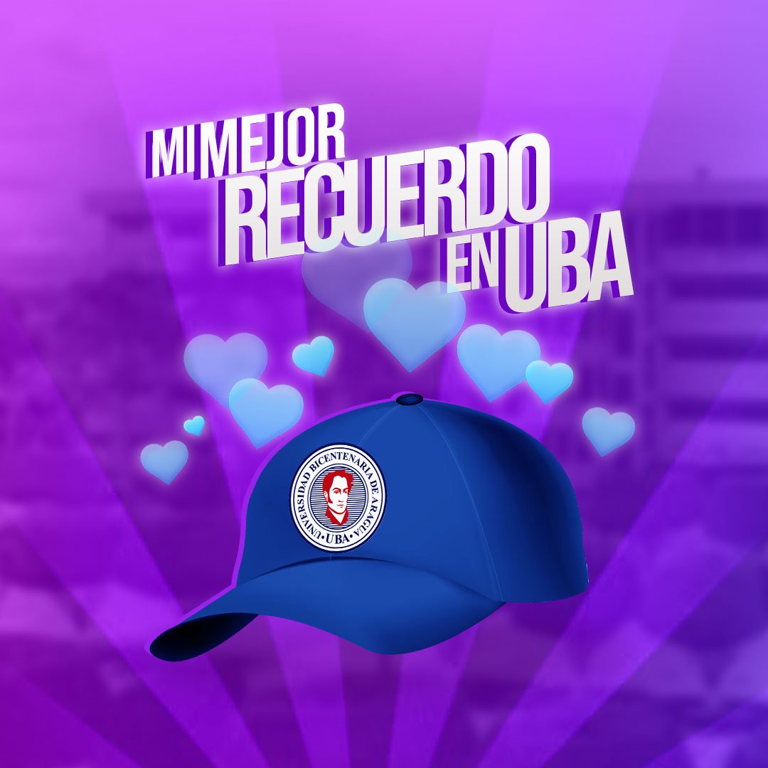 UbistaAlDia's tweet photo. Revivamos los mejores momentos, llenos de nostalgia, diversión y gozadera en la #UBA. Cuéntanos

¿Cuál es el recuerdo más bonito que tienes en nuestra casa de estudio?💙

#MesDEAniversario #UBAmia https://t.co/sF1Yhm52nu
