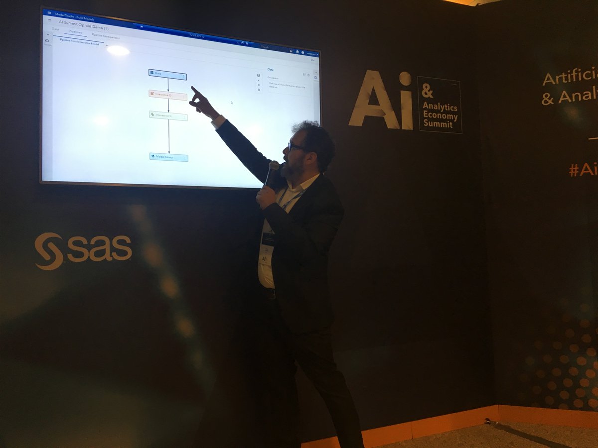#AISummit2018 AI para ayudar en la prescripcion de opiaceos por Jesus Aguilera de SAS