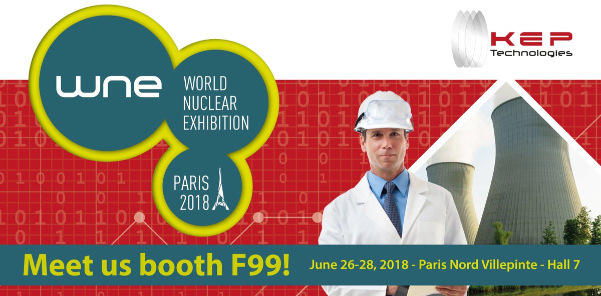 SETARAM_Lab's tweet image. ☢️WORLD NUCLEAR EXHIBITION☢️ D-18 before #WNE2018 ! Meet us booth F99 and discover our 3 brands 👉SETARAM Instrumentation 👉SOLEX Metrology 👉KEP Nuclear
✅ GET YOUR BADGE FOR FREE (inviting code : EXP3030955) lc.cx/mnBE